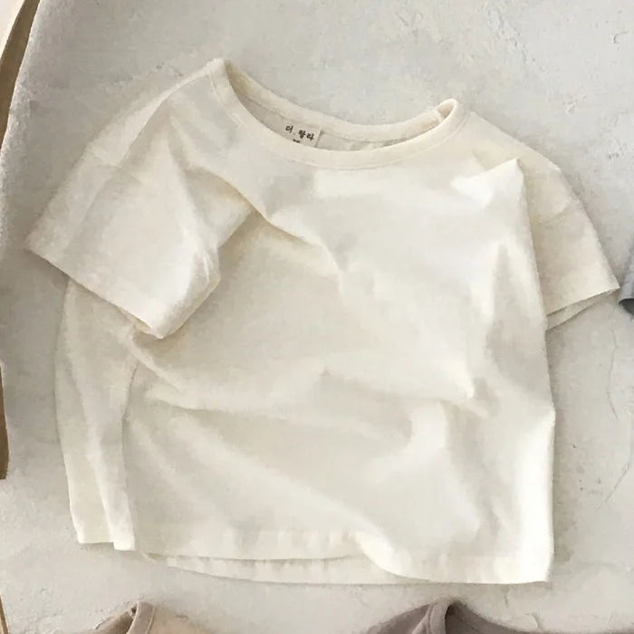 Baby Boy Stripe Shirt Summer Casual Short Bat Sleeve Kids Shirt