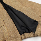 Female Clothing Women's Jacket New Outerwear 2025 Autumn Women's New Style Sequined Small Stand-up Collar Jacket Women Fur Coat