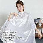 Large Size Hair Salon Hair Cutting Wrap Long Sleeve Hairdresser Robe Anti Hair Gown Barber Hairdressing Cloak Barbershop Apron