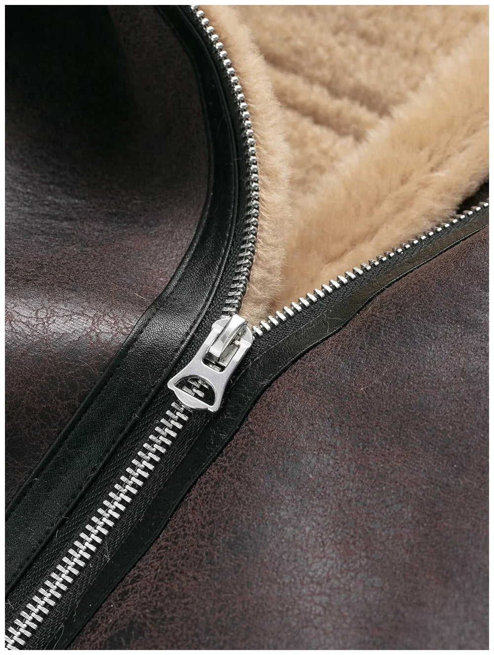 Womens Short Jacket With Leather And Plush Patchwork Belted Waist Zipper Pockets Retro Cool Commuter Jacket Woman Clothes Tops