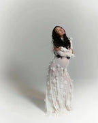 Maternity Dress in Soft Polyester Fabric with Delicate Floral Embellishments for Pregnant Women Comfortable Pregnancy 2025
