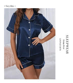 Women's Pajamas Set Satin Sleepwear
