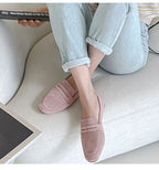 2022 New Women Flat Shoes Woman Loafers Spring Autumn Casual Suede Slip on Woman Shoe Comfortable Lightweight Shoe Mujer Sapato