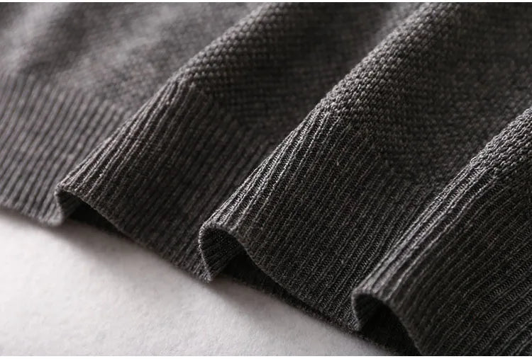 Men Sweater 85% Mulberry Silk 15% Cashmere Solid Colors Crew Neck everyday Long Sleeve Pullover Warm Top Shirt L XL XXL LY047