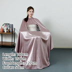 Large Size Hair Salon Hair Cutting Wrap Long Sleeve Hairdresser Robe Anti Hair Gown Barber Hairdressing Cloak Barbershop Apron