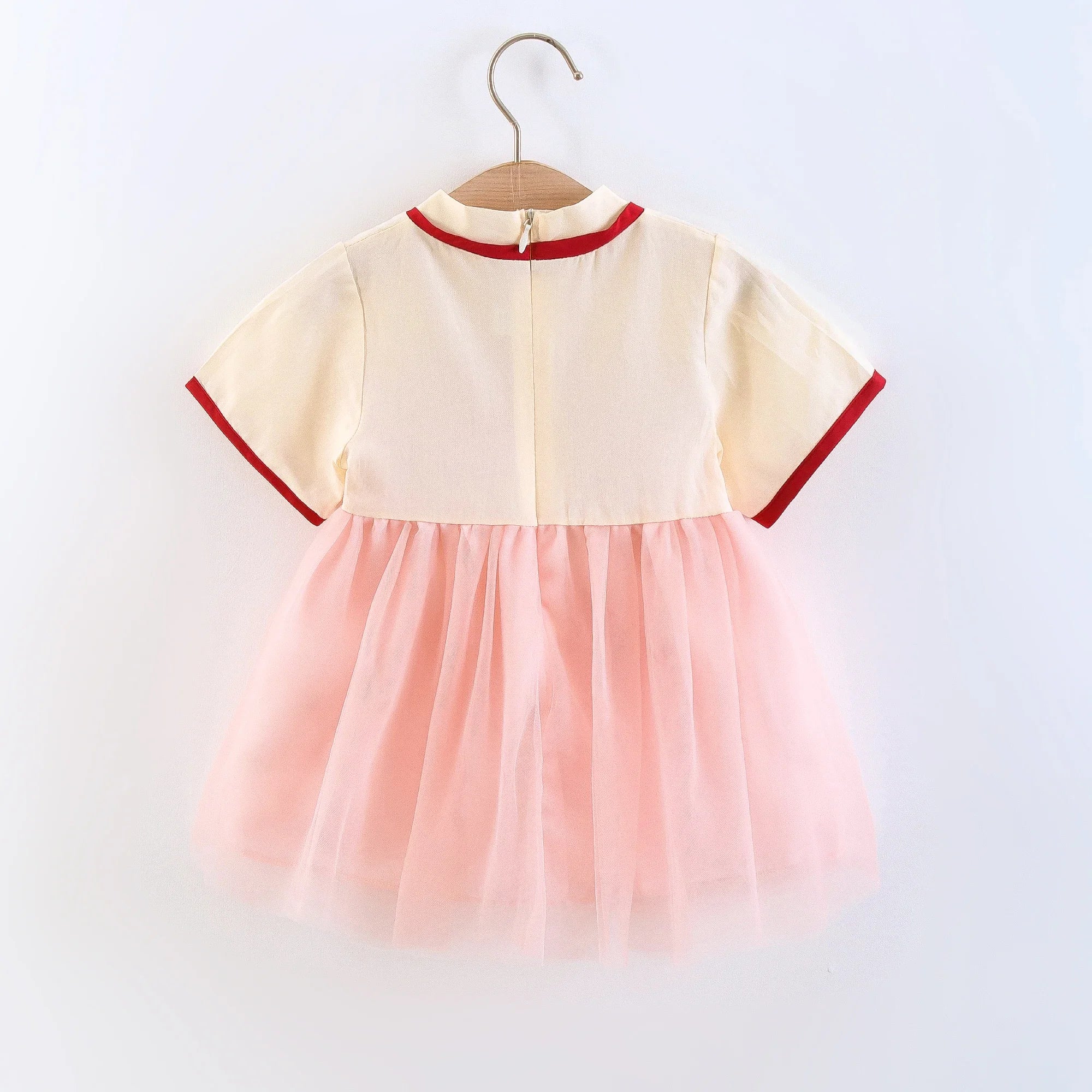 Children's Clothing Girl's Dress Summer New Cute Small Bow Flower Embroidery Improved Version Hanfu Ru Skirt