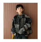 Childrens Coat 2025 Autumn Winter New Thick Windproof Korean Versatile Top Fashionable and Casual Daily Temperament Wear