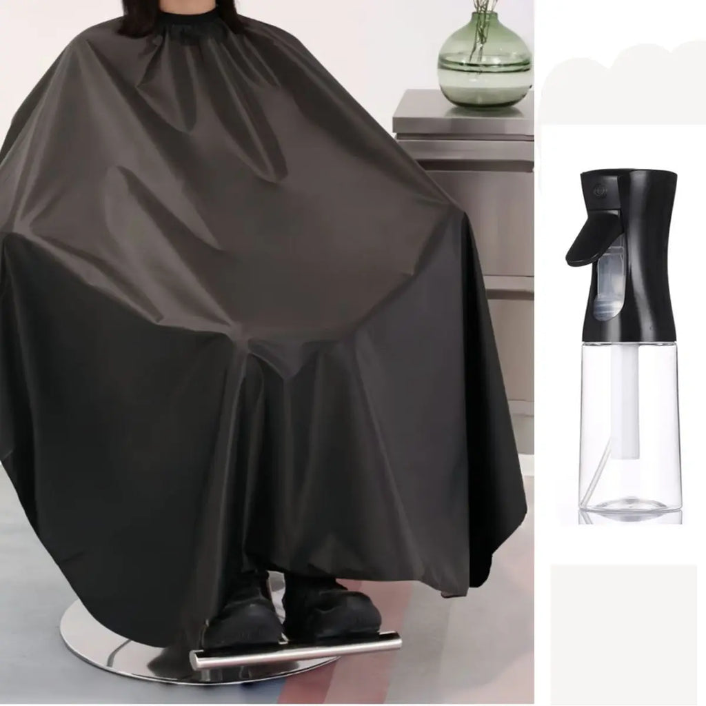 Black Salon Barber Cape for Men Women Hair Cutting Cape Hairdressing Cape Hair Cut Apron Hair Shampoo Dye  Tools Accessories