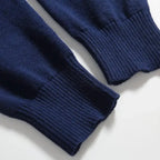 Sweater Men 2025 Autumn Casual Pullovers Men V-Neck Solid Cotton Knitted Brand Clothing Slim Fit Male Sweaters Pull Homme