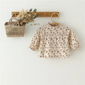 Spring Baby Girl Tshirt Cotton Floral Long Sleeve Infant Top Toddler Girl Clothing