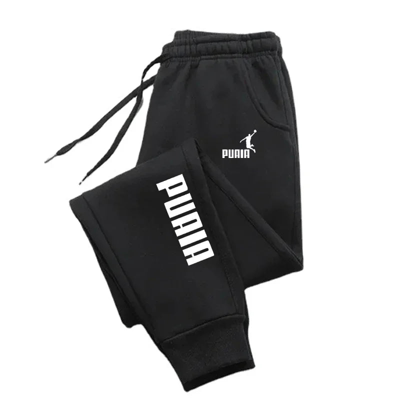 Men's Pant PUAIA Print s Autumn/Winter New Sport Jogging Trousers Fitness Loose Fit Clothing Solid Color Outfit Streetwear Pants