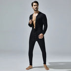 New Men's One-Piece Pajamas Home Fitness Wear Men's Bodysuit