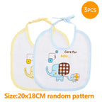 Baby Bibs for Children Waterproof Babys Bib Newborn Water Uptake Bibs Burp Cloths Things for Baby Stuff Feeding Boy Girl
