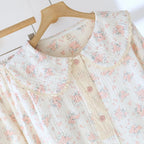 Pajamas for Women Spring and Autumn Sweet Cartoon Printed Cute Home Clothes Round Neck 2025 Long Sleeved Pants Two-piece Set