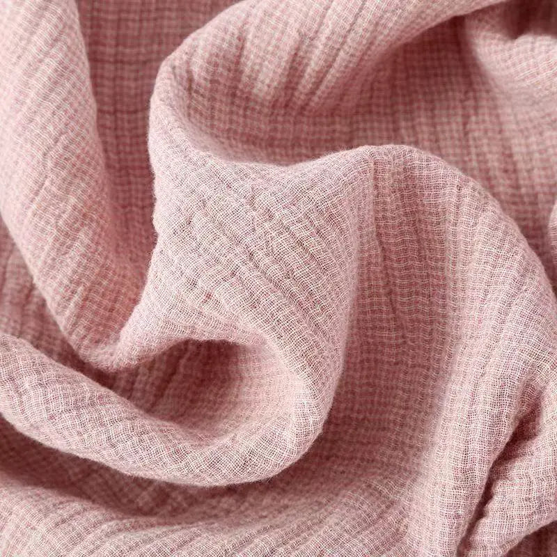 Japanese Style Pure Cotton Pajamas Men Women Breathable Four Layer Gauze Shirt Pants Set Comfortable Leisure Couples Homewear
