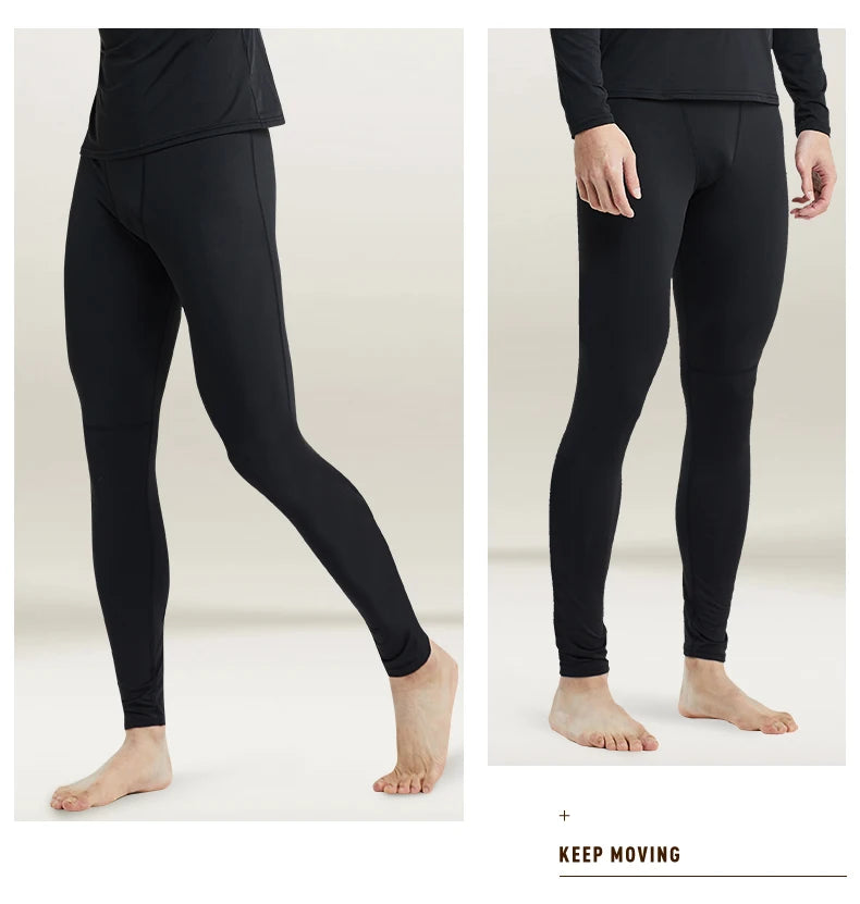 Warm Pants For Men With Plush And Thickened Autumn And Winter High Elasticity,
