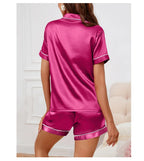 Women's Pajamas Set Satin Sleepwear