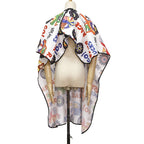 Salon Kids Hairdressing Cape Hairdresser Cartoon Pattern Haircut Styling Gown Barber Shop Household Child Hair Cut Cape Apron