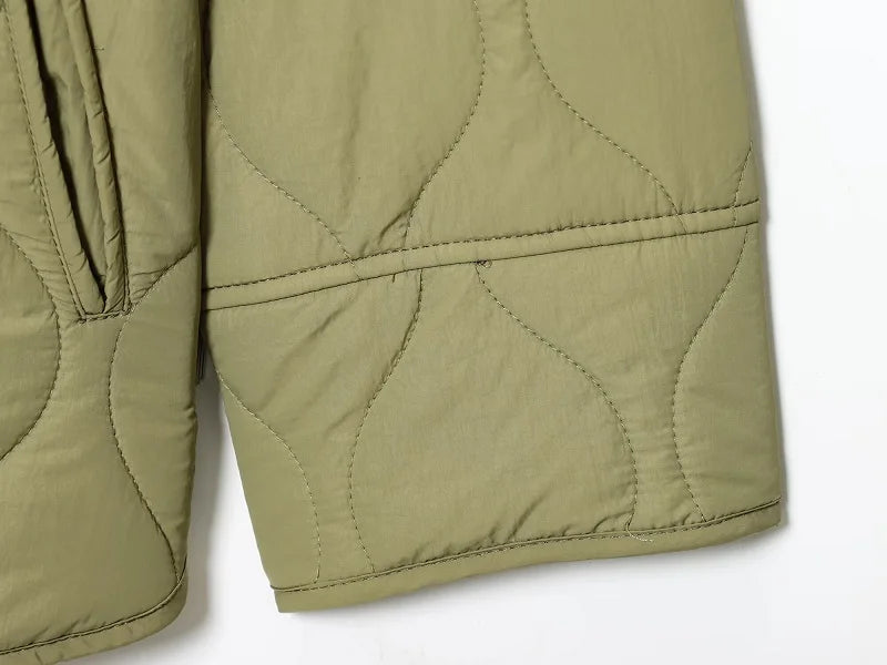 MUJER Black Quilted Jacket Women Padded Demi-season Jackets for Women Long Sleeve Winter Coat Female Outerwears Women's Jacket