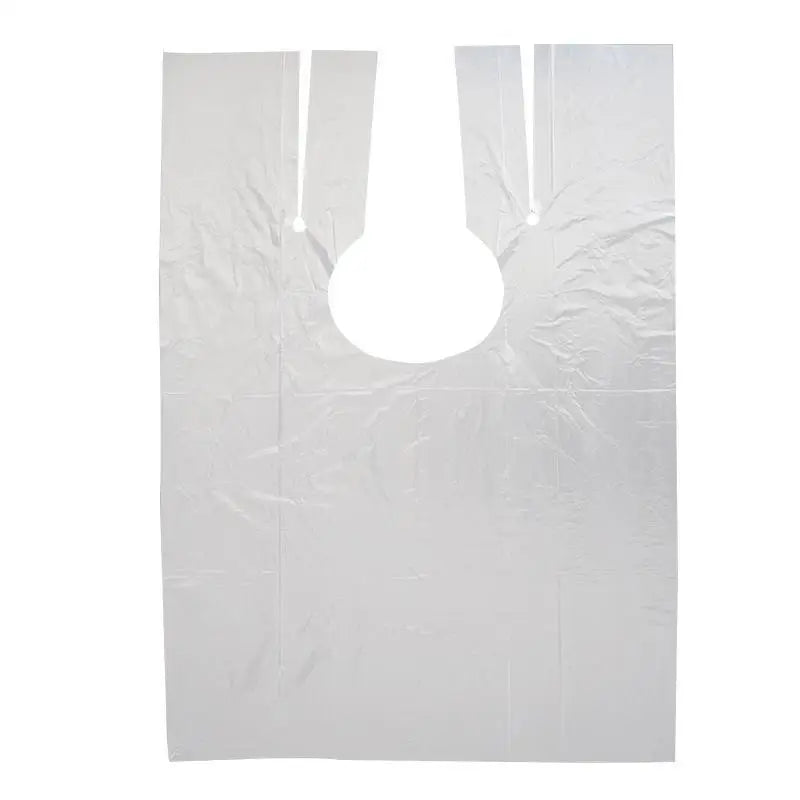 100pcs Waterproof Disposable Hair Salon Capes Washing Pads Shampoo Cape Hairdressing Shawl Barbershop Hair Salon Cape