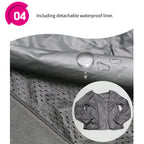 Woman Lady Girl Motorcycle Jacket Summer Breathable Motorbike Armor Coat with 5pcs Protective Pads and Waterproof Liner JK-52