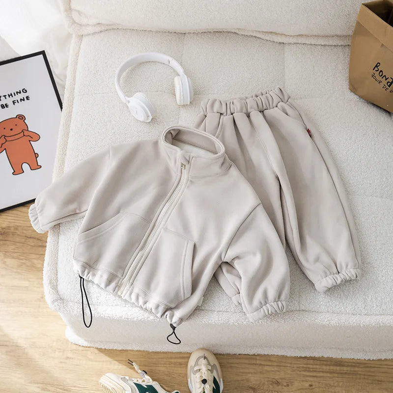Children Baby Clothing Sets Winter Casual 2 PCS Child Sets Sport Suit for Girls Boys