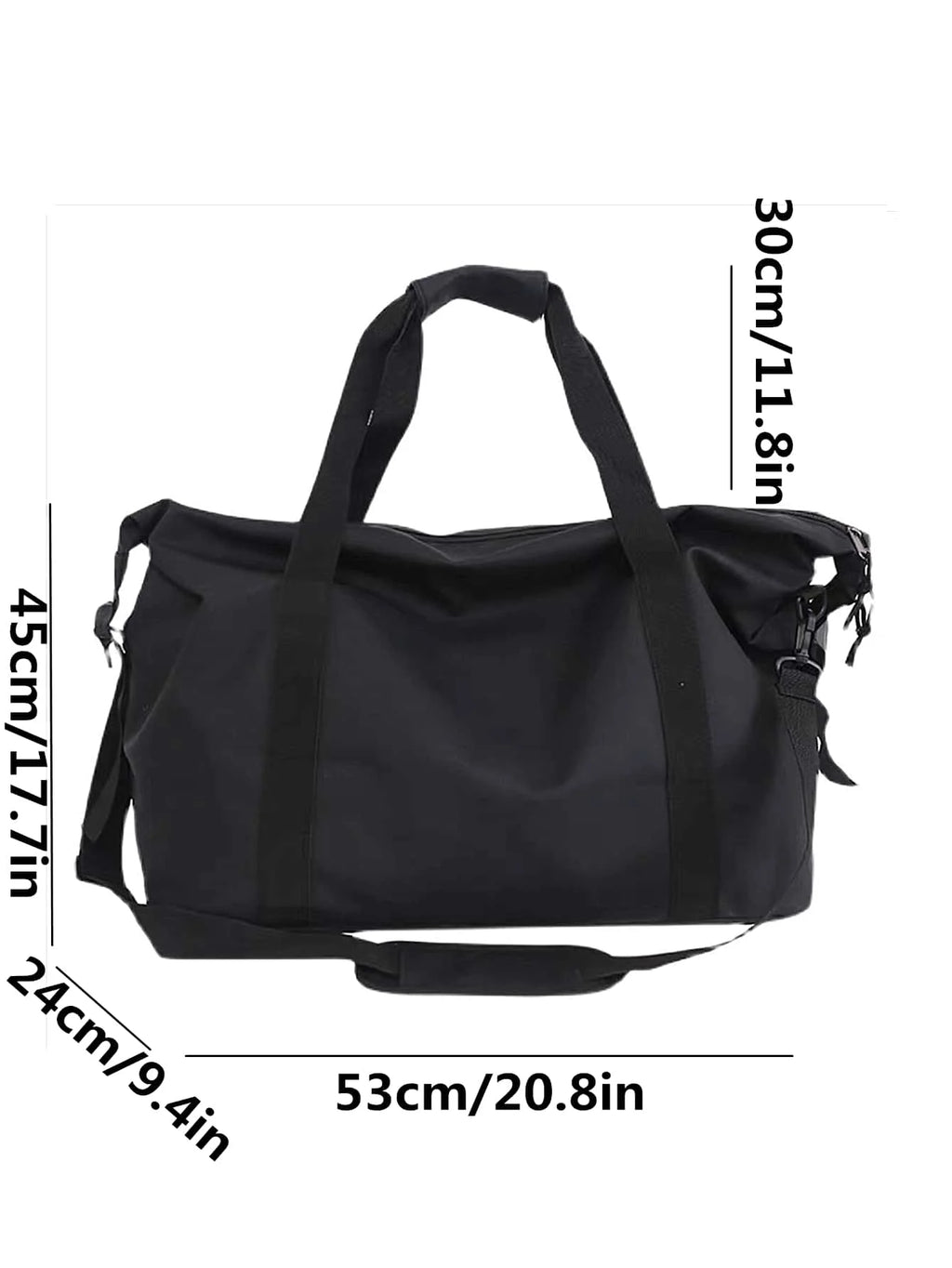Handheld travel bag, large capacity sports and fitness bag