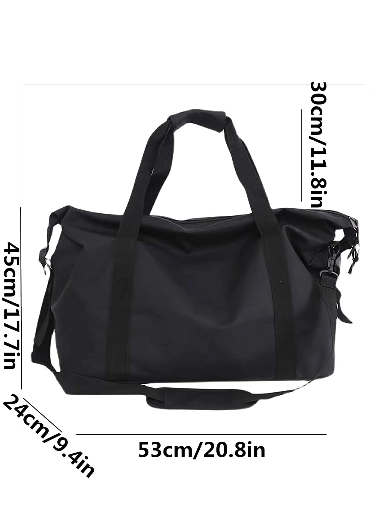 Handheld travel bag, large capacity sports and fitness bag
