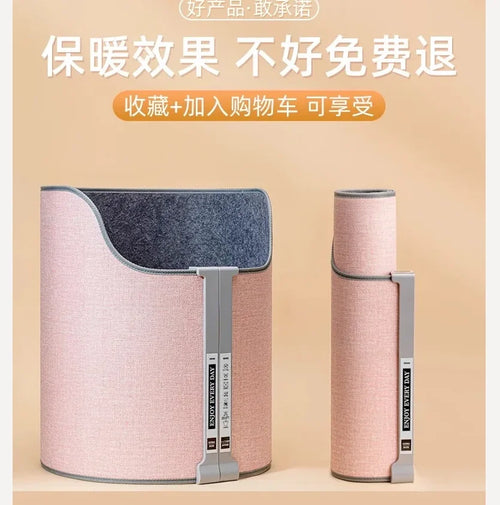 220V Electric Foot Warmer Under Desk Heating Pad for Office Winter Warmth Leg Heating Blanket DAB