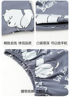 Men's Pajamas Spring Autumn 100% Cotton Youth Pajamas Student Suits Fashionable Sweet Cartoon Home Clothes For Men