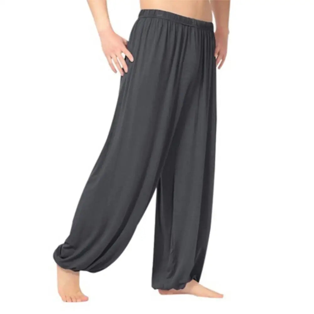 Men's Pant Solid Color Yoga Pant Morning Exercise