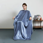 Large Size Hair Salon Hair Cutting Wrap Long Sleeve Hairdresser Robe Anti Hair Gown Barber Hairdressing Cloak Barbershop Apron