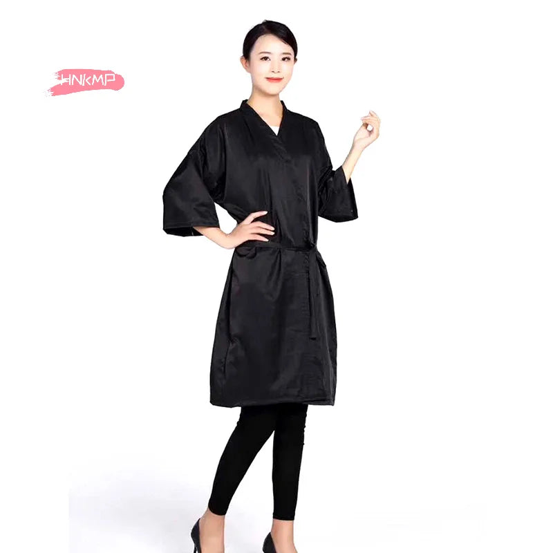 Lightweight Salon Client Gown Hair Cutting Smock Robe Cape for Professional Stylists Hairdressing Salon Smock