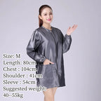 Hair Salon Work Clothes Pet Grooming Uniforms Long Sleeve Beauty Salon Smock Barber Shop Hairdresser Robe Anti Hair Gown Y1206
