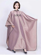 Custom Logo Water Repellent Adjustable Metal Button Hair Salon Work Hair Salon Hair Dressing Capes