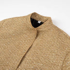 Female Clothing Women's Jacket New Outerwear 2025 Autumn Women's New Style Sequined Small Stand-up Collar Jacket Women Fur Coat