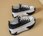 Women's Shoes High on Platform Retro Ladies Footwear Y2k Fashion Casual Light Cheap Offer Daily Routine 39 Vulcanized Shoe Deals