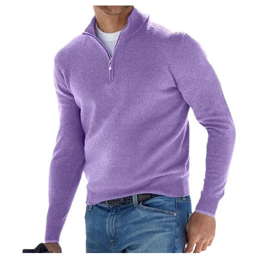 2025 Long Sleeved Sweater Men's Base Sweater for men in Autumn and Winter