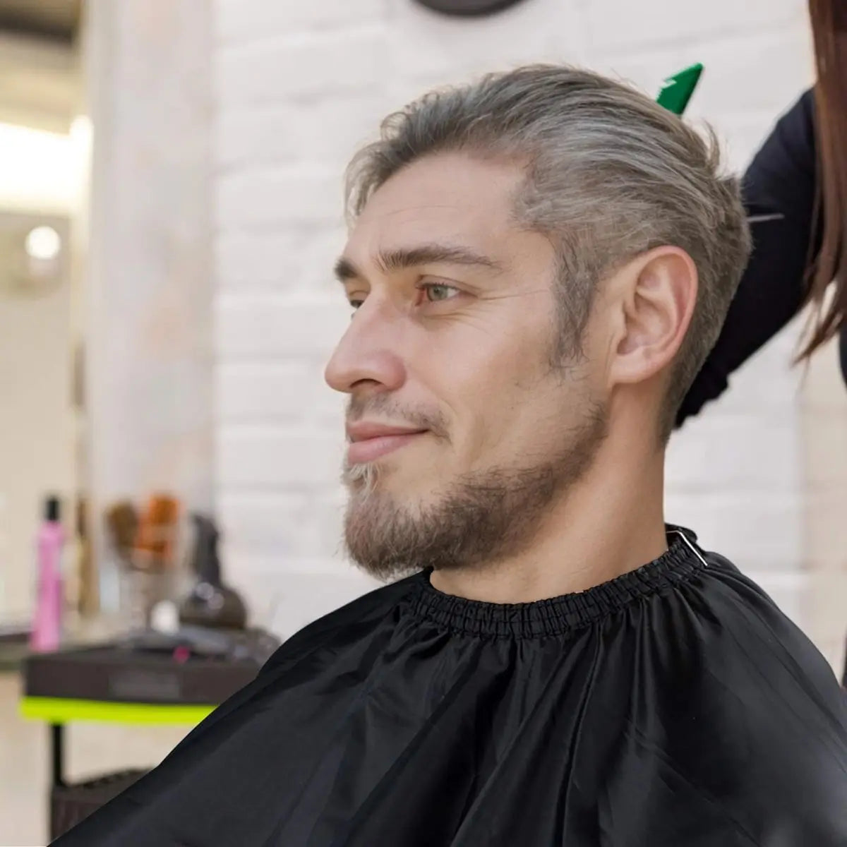 Black Salon Barber Cape for Men Women Hair Cutting Cape Hairdressing Cape Hair Cut Apron Hair Shampoo Dye  Tools Accessories