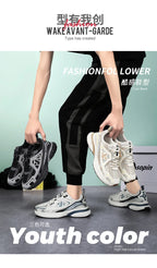 Men's Shoes Fashion Outdoor Casual Shoe Lace Up Platform Sneakers Comfort Running Shoes for Men Training Shoes Tenis Masculino
