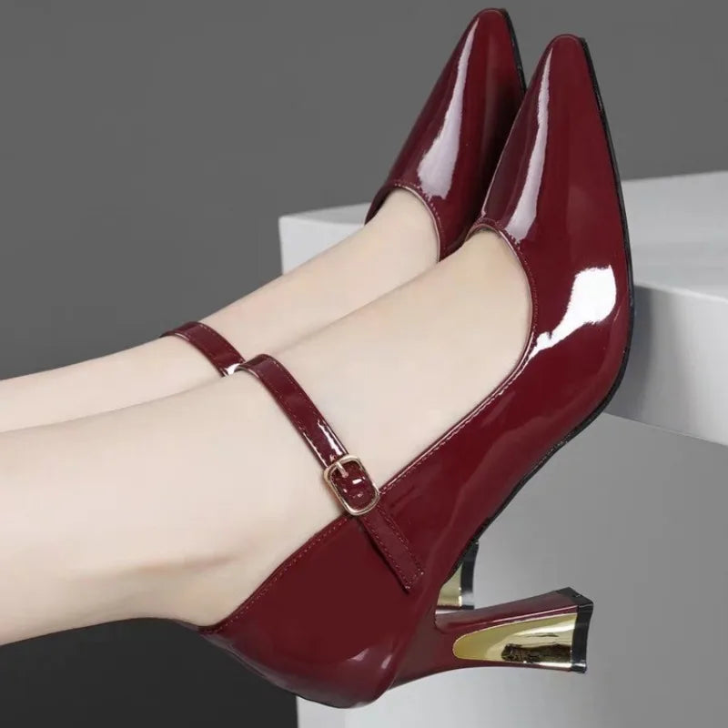 Shoes Woman 2025 Trend Luxury Shoes for Women Brand Pumps black sexy High Heels Party Elegant Ladies Shoe Designer Woman Heels