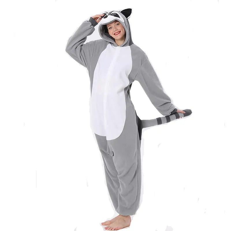 Gray Raccoon Kigurumi