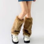 Leopard Print Leg Warmers