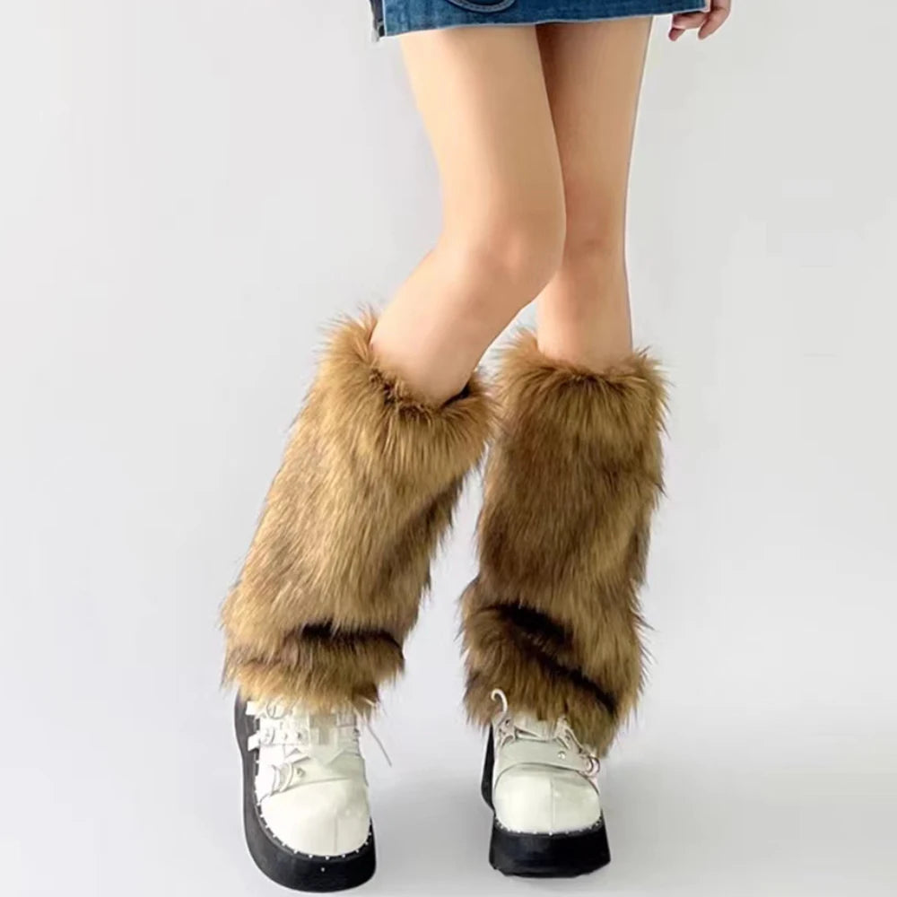 Leopard Print Leg Warmers