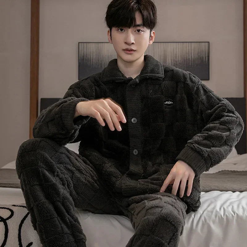 Autumn/Winter Men's Pajamas: