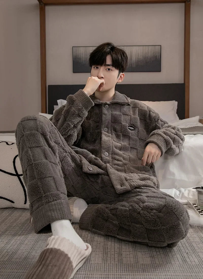 Autumn/Winter Men's Pajamas: