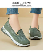 Shoes for women 2025 Spring Autumn hot casual shoes with soft soles lightweight single shoe for women breathable mother shoes