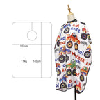 Salon Kids Hairdressing Cape Hairdresser Cartoon Pattern Haircut Styling Gown Barber Shop Household Child Hair Cut Cape Apron