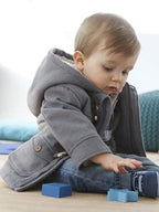 Baby Boy's Girls Kids Jacket Hooded Fleece Autumn Winter Outerwear Coat