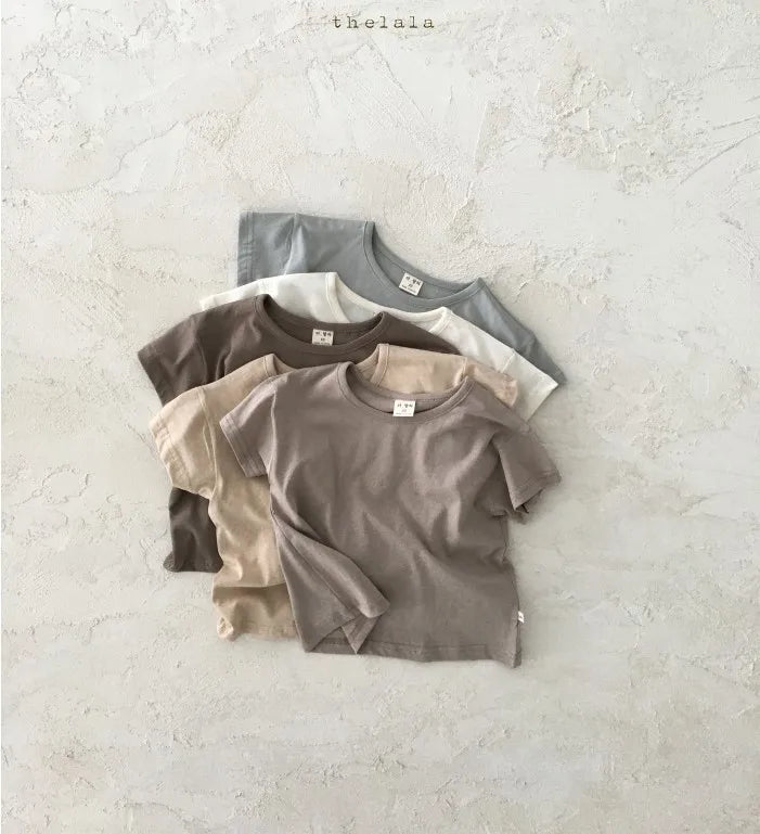 Baby Boy Stripe Shirt Summer Casual Short Bat Sleeve Kids Shirt